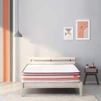 Boltt Plus 3 Zoned NRG Layer Medium Firm Bonnell Spring Euro Top Mattress with Extra Air Circulation and Coolness (78 x 72 in, 8 Inches)