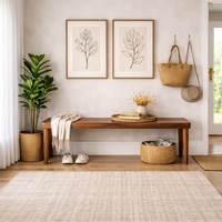 Jorn Solid Wood Bench In Dark Brown Finish