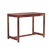 Lisa Sheesham Wood  Study Table in Teak Finish