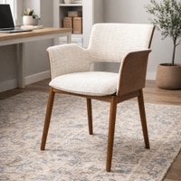 Mulho Veneer Dining Chair in Brown Colour