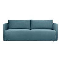 Vantella 3 Seater Fold Out Sofa Cum Bed In T Blue Colour