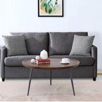 Kasia Solid Wood Coffee Table In Walnut Finish
