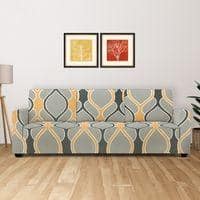 3 Seater Greyish Diamond Sofa Cover