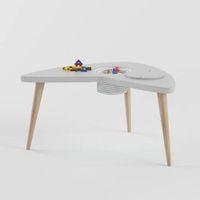 Boomerang Table Storage - White