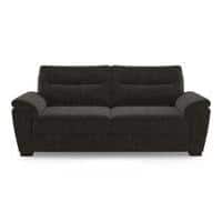 Adelaide Premium 3 Seater Fabric Sofa in Graphite Grey Colour