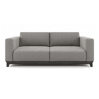 Taarkashi 3 Seater Fabric Sofa (Gainsboro Grey)
