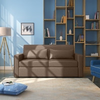 Camden 3 Seater Pull Out Sofa cum Bed In Mocha Brown Colour