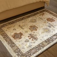 Luxe Home Polyester Vintage Carpet – (4x6 Feet, Multicolor, TPR)