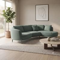 Aria 4 Seater L Shaped Corner Sofa Right Facing Chaise Desert Sage