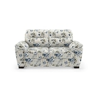 Adelaide Luxe 2 Seater Fabric Sofa in Adrian Velvet Colour