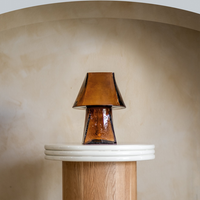 Lueur Amber Mini Handcrafted  Table Lamp