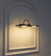 WILLOW LED Adjustable Swivel Picture Light in Antique Nickel