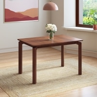 Catria Solid Wood 4 Seater Dining Table In Honey Finish
