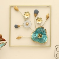 W-Zoya Abstract Metal Wall Decor in Multicolor Set of 1