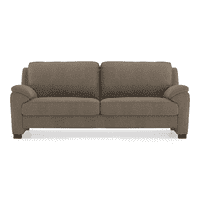 Farina Premium 3 Seater Fabric Sofa in Mist Brown Colour