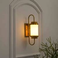 Oasis Glass and Metal Wall Light