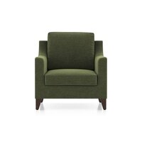 Abbey Sofa (Colour : Moss Green, Cushion : Soft, Seating Capacity : 1 Seater)