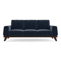 Granada Sofa Set (Colour: Sea Port Blue Velvet, Seater: 3+2+1+1)