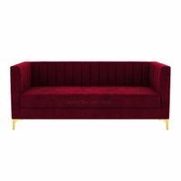 Loris Fabric Sofa - Maroon