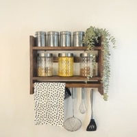 Diana Wooden Kitchen Storage Rack