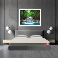 Usha Shriram Aero Ortho Hybrid Memory Pocket Spring King Mattress (Mattress Thickness: 6 Inches, Mattress Dimensions: 75 x 70 in)