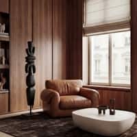 Jaipur Rugs Abstract Viscose 6x9 Feet Dark Brown Hand Tufted Rug Carpet