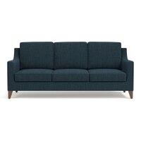 Abbey 3 Seater Fabric Sofa in Indigo Blue Colour