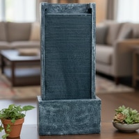 Grey Slate River Water Fall Water Fountain