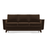 Corby Premium 3 Seater Fabric Sofa in Dark Earth Colour