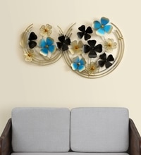 W-Sky Abstract Metal Wall Decor in Multicolor Set of 1