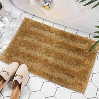 Mercy Gold Solid Natural Fiber 24x16 inches Anti-Skid Bath Mat