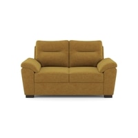 Adelaide Premium 2 Seater Fabric Sofa In Ochre