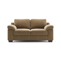 Esquel Luxe 2 Seater Fabric Sofa in Fawn Velvet Colour
