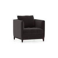 Florence Premium 1 Seater Fabric Sofa in Pebble Grey Colour