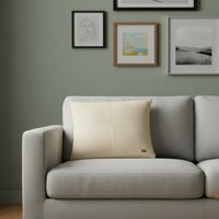 Kelly Fusion Natural Cotton Cushion Cover 18X18 Inches