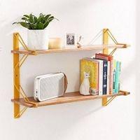 WOODENMOOD Rectangular Wall Rack