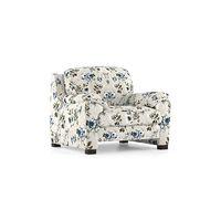 Farina Luxe 1 Seater Fabric Sofa in Adrian Velvet Colour