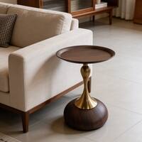 CalmEdge Side Table in Black Colour