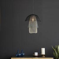 Daisy Black Iron Hanging Light