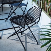 Patio Black Folding Chair