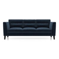Lewis Sofa (Colour : Cobalt, Cushion : Hard, Seater : 3+2)