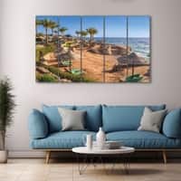 The Castle Decor Beachview Wall Art Set of 5 27x48 Inch