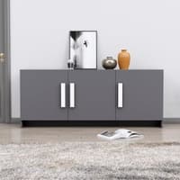 Hexa Red Multipurpose Storage Cabinet With 3 Door in Slate Grey Colour
