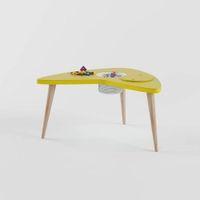 Boomerang Table Storage - Yellow
