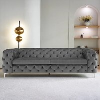 Cherish Fabric Sofa - Grey