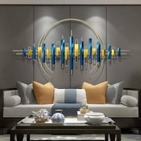 Blue & Gold Abstract Metal Wall Art
Wall Arts