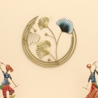 W-Toshi Abstract Metal Wall Decor in Multicolor Set of 1