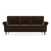 Oxford Sofa (Colour : Dark Earth, Cushion : Soft, Seater : 3+2+1)