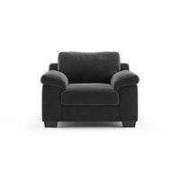 Esquel Premium 1 Seater Fabric Sofa in Pebble Grey Colour