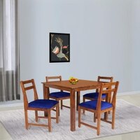 alviro solid wood  4 seater Dining table in  Provincial Teak